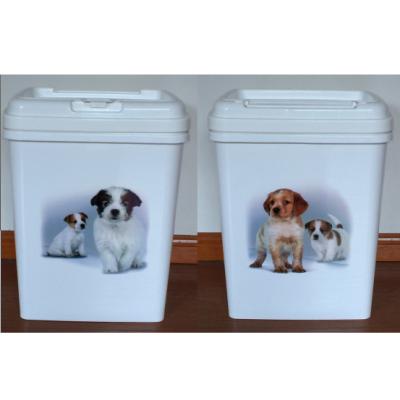 China Freshness Preservation BPA Free Plastic Dog Food Storage Container With Lid for sale