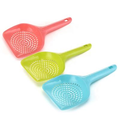 China High Quality Eco-Friendly Plastic Pet Viable Cat Litter Scoop Shovel for sale