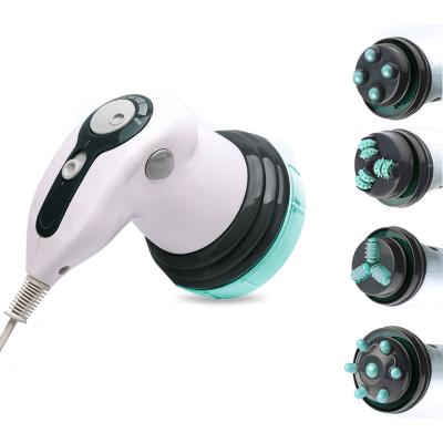 China 4 in 1 Handheld Portable Rotating Body Slimming Innovation Anti Cellulite Body Massager for sale