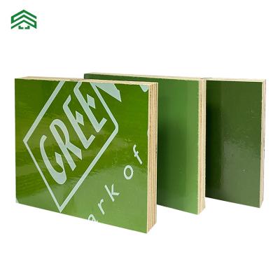 China High Quality Green PP Waterproof 3/4 18mm Film Plywood Sheet For Building for sale