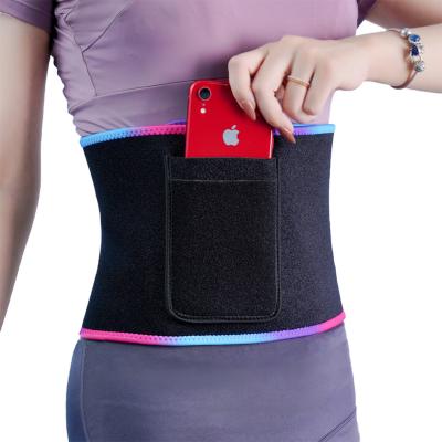 China Hot Selling Adjustable Belt Slim Body Back Support Slimming Waist Support Belt Fitness Waist Trainer Custom Neoprene Belt for sale