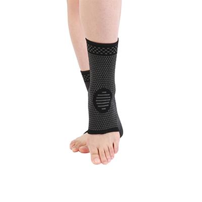 China Durable Sports Basketball Anti Sprain Elastic Adjustable Compression Foot Support Ankle Brace Sleeve for sale