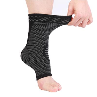 China Durable Elastic Ankle Brace Fitness Elastic Ankle Sleeve Compression Breathable Ankle Support for sale