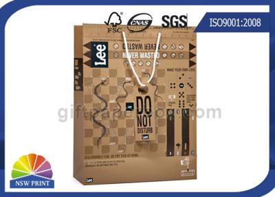 China SGS/FSC kundengebundene kreative Kraftpapier-Geschenk-Taschen mit pp. Rope Griff-Umbauten zu verkaufen