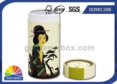 China Food Grade Paper Cardboard Tube Packaging / Round Cylinder Packaging Box for Tea for sale