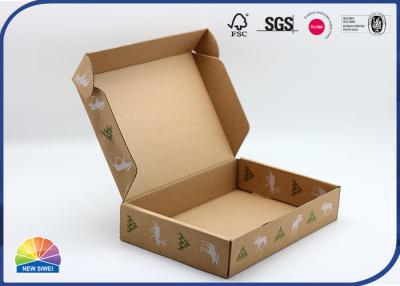 China OEM Pattern Printing Paper Socks Corrugated Mailer Box With Custom Logo for sale