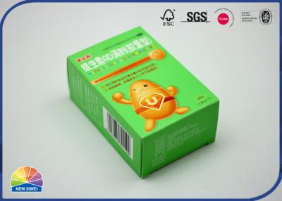 Cina Convenience Packaging Folding Carton Box With 350gsm Duplex Board Grey Back in vendita