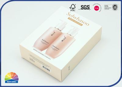 China Sellado de la capa ultravioleta reversa de la caja de Logo Cleansing Foam Packing Folding en venta