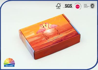 China Flamingo Druckwerbungs-Kasten-Geschenk-Verpacken e-Flöte gewölbtes zu verkaufen