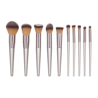 China 10 Pcs Face Makeup Brush Set Professional Hot Selling Beauty Makeup Brush Set for sale