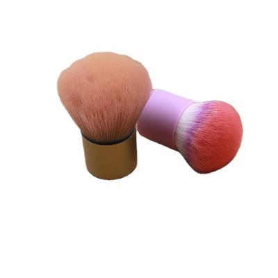 China Single Soft Large Flat Brush Powder Makeup Brush Face Loose Base Powder Brush Blush Brush for sale