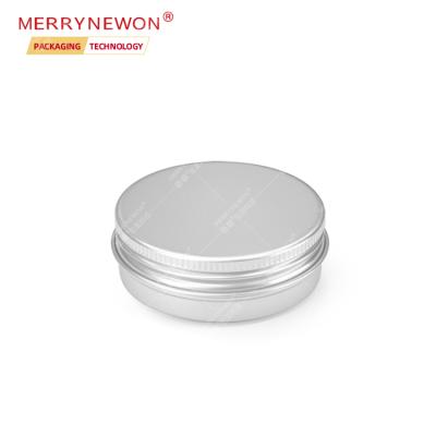 China Factory Direct Cosmetic Jar Aluminum Tin With Lids Metal Sealed Recycled Aluminum Round Container 30ml 30g 1oz Tin Cans Packing Lids for sale