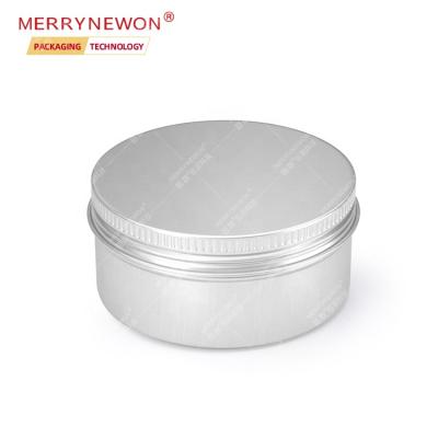 China 200ml cosmetic aluminum tin can food grade packaging container with custom logo waterproof aluminum jars box for sale