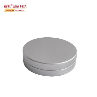 China Free Sample Logo Aluminum Jar Round Aluminum Cosmetic Box Custom Metal Aluminum Cosmetic Jar Boxes for sale