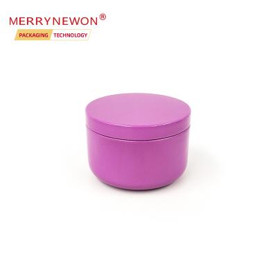 China 50ml Cosmetic Cream Jar Cosmetic Aluminum Tins Packaging With Lid Wholesale for sale