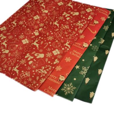 China Recycled Materials Christmas Wrap Paper Mixed Pulp Mixed colors Packaging Paper Moisture Proof Packing Items for sale