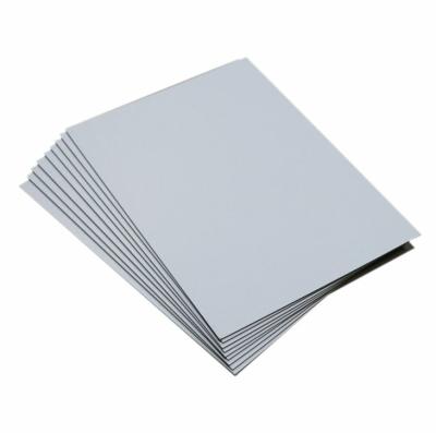 China Recycled Materials Grade B 1000g-1800g Single side white grey board Customized Size Thickness Smooth Grey Board Grey Paper for sale