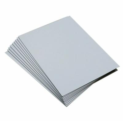 China Recycled Materials Size 740g-1000g Single side white smooth grey board jewelry box packaging 3C digital packaging products for sale