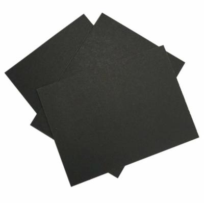 China Recycled Materials Single side black smooth grey board 1000g 1500g Duplex Board Grey Back Virgin Pulp Black Cardboard for sale