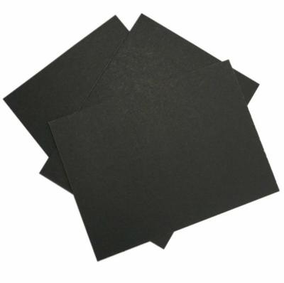 China Recycled Materials Size 1500g-2490g Single side black smooth grey board Thick Cardboard Grey Paperboard for sale