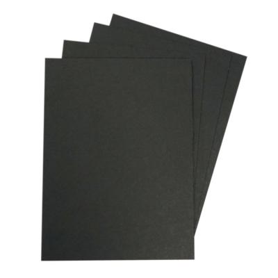 China Recycled Materials A  Grade Single side black grey board 1800-2500g Thick Cardboard Grey Paperboard for sale