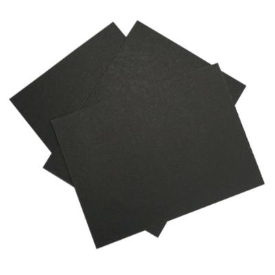 China Recycled Materials Size 1000g-1800g A Grade Single side black grey board Duplex Board Grey Back Virgin Pulp Black Cardboard for sale