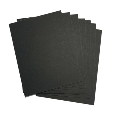 China Recycled Materials Size1800g-2900g Grade B Single side blackGrey Board Duplex Board Grey Back Virgin Pulp Black Cardboard for sale