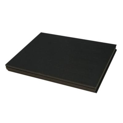 China Recycled Materials Grade B Single side blackGrey Board Board 1000-1800g Thick Cardboard Grey Paperboard for sale