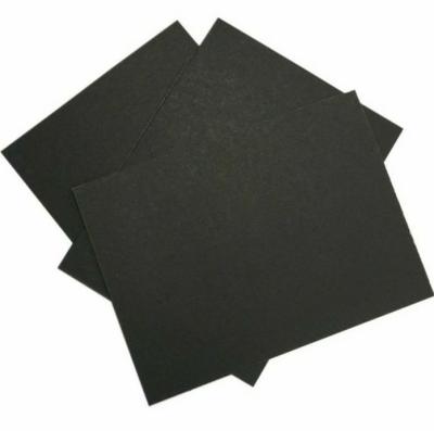 China Recycled Materials Wholesales Black paper Black Paperboard  Drum150g  Double side  High Quality   Black cardboard paper sheets  cardboard paper for sale