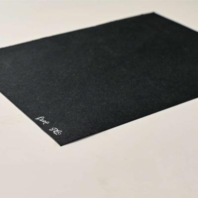 China Recycled Materials Black paper Drum230g-300g Single side Black Paperboard High Quality Duplex Board Grey Back Virgin Pulp Black Cardboard for sale