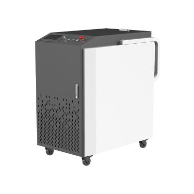 China Stainless Steel 1000W 1500W 2000W Continuous Laser Cleaning Machine For Metal Surface Rust Removal for sale