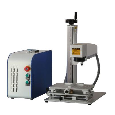 China Laser OPTICAL TECH 3 YEARS WARRANTY Mini Fiber Laser Engraving Machine For Metal for sale