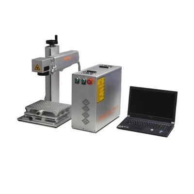 China Mini Deep Marking 20w 30w 50w Fiber Laser Gun Metal Deep Engraver Marking Machine for sale