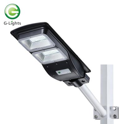 China ROUTE G-lights ip65 outdoor waterproof solar panel 20w 40w 60w all in one integrated solar street light for sale