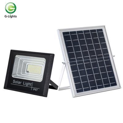 China New Product Garden G-lights Adjustable Waterproof Outdoor Ip67 ABS 25 40 60 100 200W Solar Led Flood Light for sale