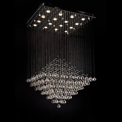 China Modern Style Modern Design Life Quality Chandeliers K9 Glass Crystal Lighting for sale