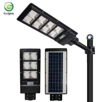 China Road Ip65 Outdoor Waterproof Light Sense 120w 180w 240w All In One Integrated Solar Led Street Light for sale