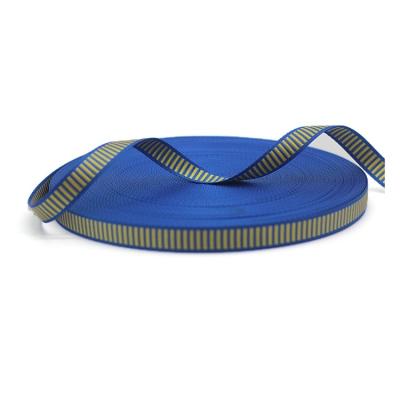 China Viable OEM Customized Helmet Belt Garment Textile Jacquard Nylon Polypropylene Polyester High Quality Webbing for sale