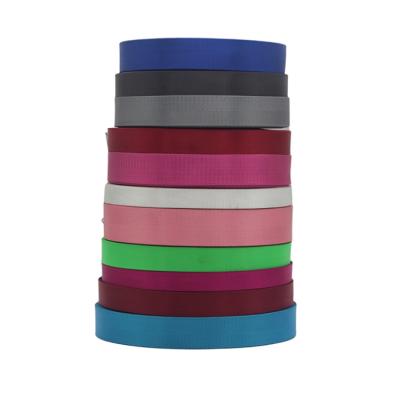 China Factory direct sales primary school backpack viable waist belt bag primary school smooth and soft imitation nylon fishbone webbing for sale