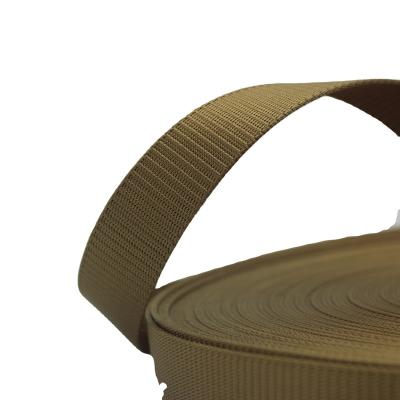 China High Quality Viable Thicken 38mm Belt Accessories Polyester Multiple Colors Imitation Nylon Webbing for sale