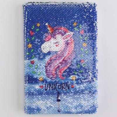 China Custom Hardcover Book Glitter Cover Lined Notebook Notepad For Kids for sale