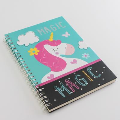 China Printing Cardboard Cover Blank Spiral Spiral Notebook Custom for sale