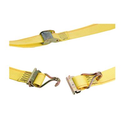 China Polyester 2021 carabiner tension best-selling high demand cargo lashing down tie ratchet strap for sale