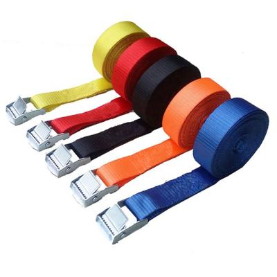 China 2021 Cheap Polyester Buckle Strap Ratchet Tie Down Cam Buckle Tie With Hooks for sale