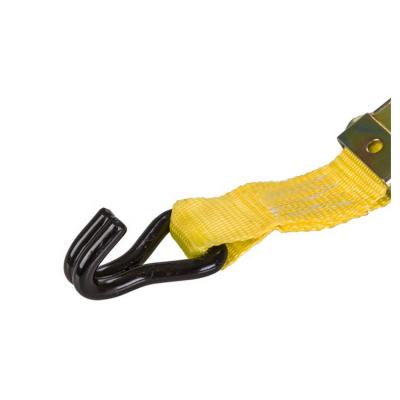 China High Quality Polyester Cargo Lashing Straps 25mm Ratchet Link Retractable Strap Down for sale