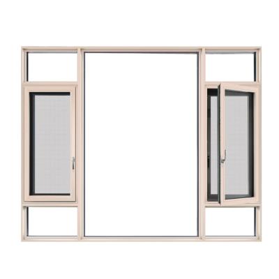 China Custom Swing Factory Soundproofing Windproof Window Aluminum Casement Windows for sale