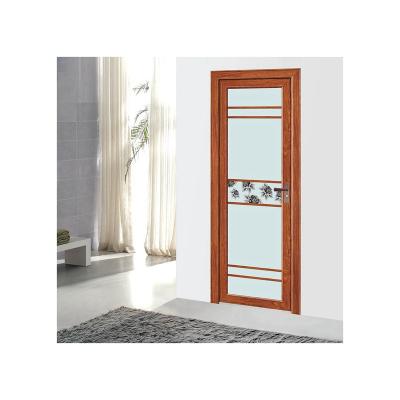 China Sound Insulation Customized Doors Soundproof Glass Door Toilet Swing Aluminum Casement Glass Doors for sale