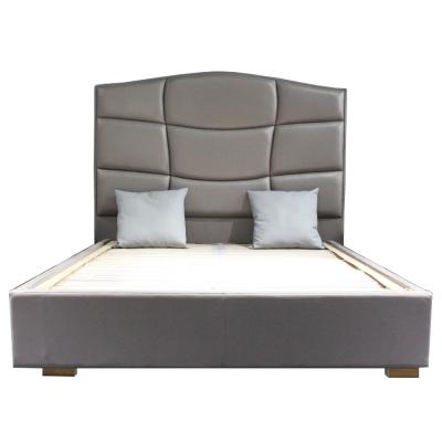 China RuikangLuxury Wooden Beds Hotel Bed Queen King Size Bed Room Simple Modern Home Furniture Leather Frame High Quality for sale