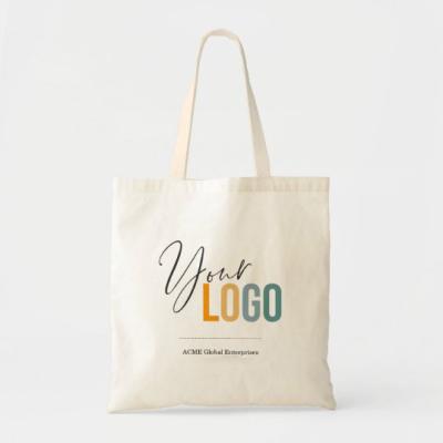 China Reusable Custom Logo Cotton Canvas Reusable Gift Shopping Bag for sale