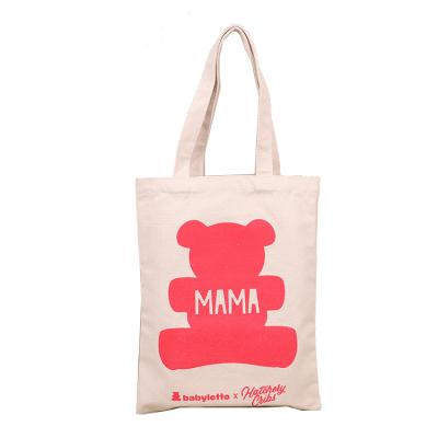 China School Student Eco - Friendly Canvas Heavy Duty Book Tote Bags With Custom Printed Logo for sale